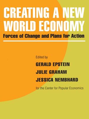 cover image of Creating a New World Economy